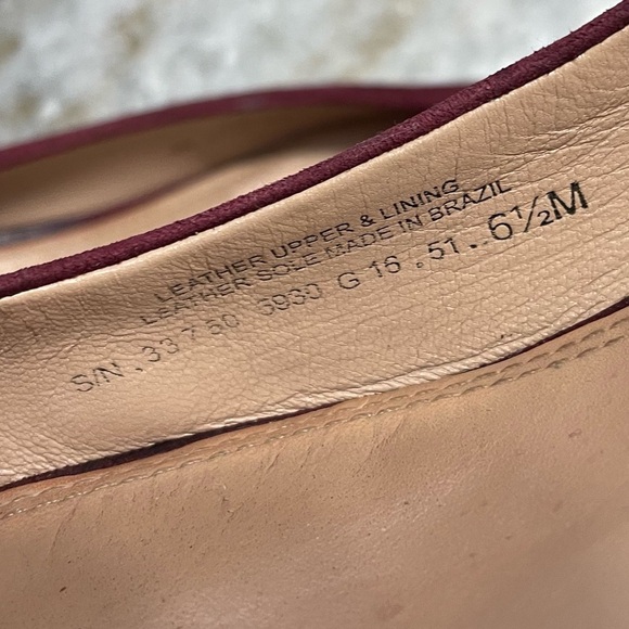 Tory Burch Evelyn 45mm Block Heel Pump Port Suede Leather Women’s 6.5 - Picture 5 of 15